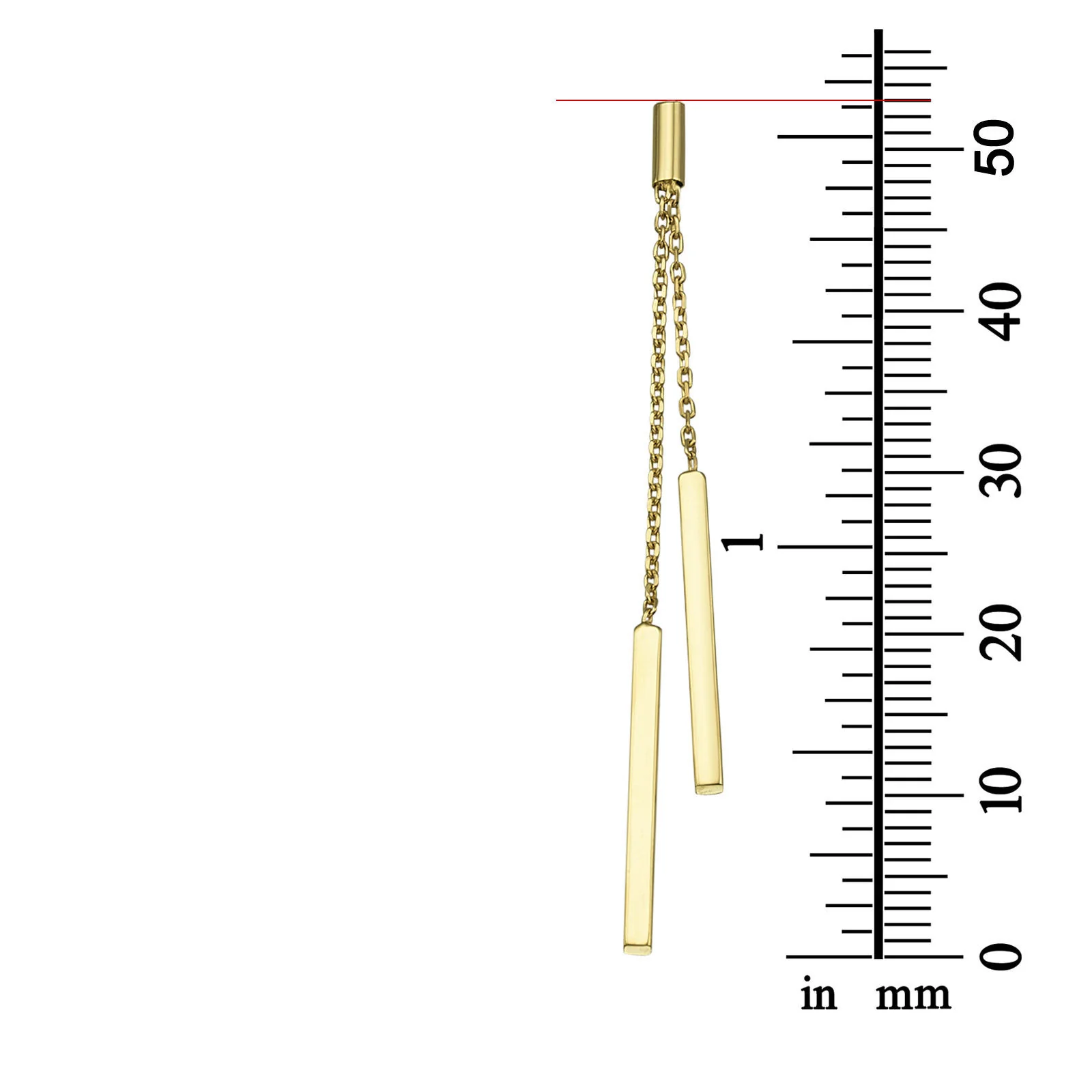 תליון ושרשרת מזהב צהוב 14 קראט - לריאט - Image 3